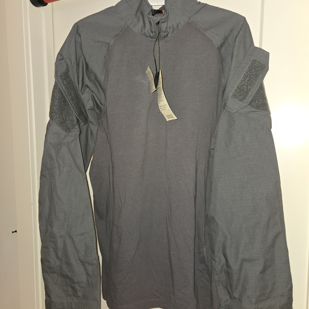 Gray Tactical Long Sleeve Shirt